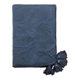 Joules Tapestry Paisley Throw 135x180cm Royal Blue