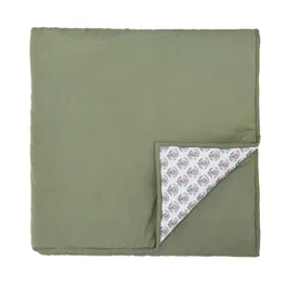 Joules Indienne Blockprint Throw 150x200cm Khaki