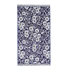 Burleigh For Bedeck Calico Bath Towel Blue