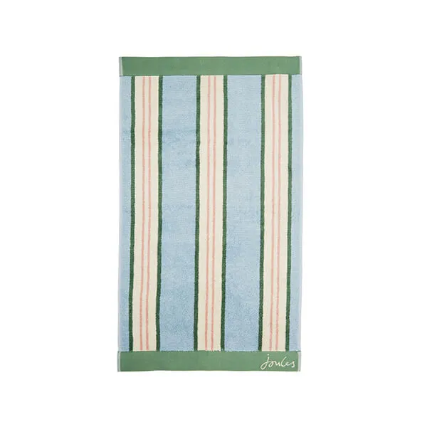 Joules Juliette Stripe Towels Hand Blue