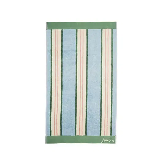 Joules Juliette Stripe Towels Hand Blue