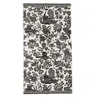 Burleigh For Bedeck Regal Peacock Bath Sheet Charcoal/White