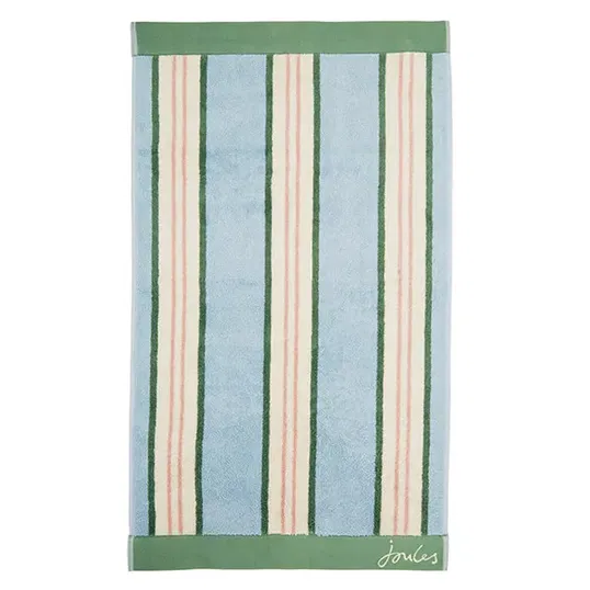 Joules Juliette Stripe Bath Sheet Blue