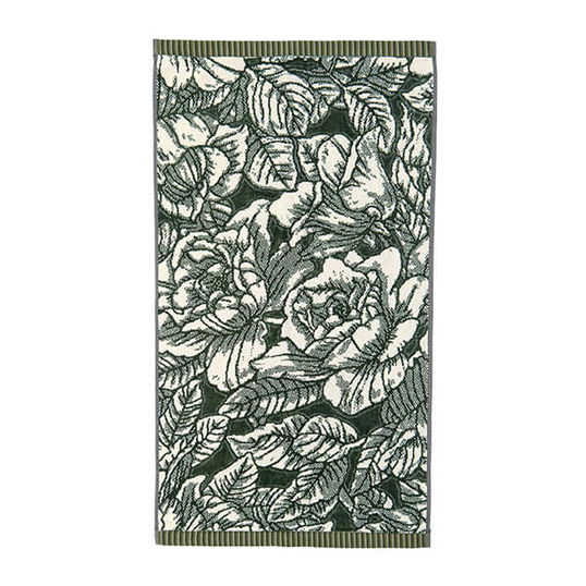 Burleigh For Bedeck Hibiscus Bath Towel Green