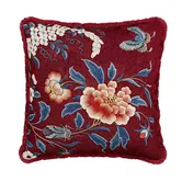 V&A Chinoiserie Charm Cushion 45x45cm Blue/Red