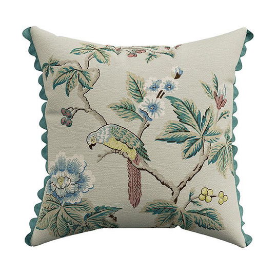 Sanderson for National Trust Lophura Cushion 45x45cm Chintz