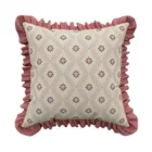 Sanderson for National Trust Poets Rose Cushion 45x45cm Blush