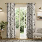 Joules Festival Pheasants 66x72 Curtains Blue