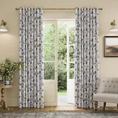 Joules Indienne Floral 66x54 Curtains Blue