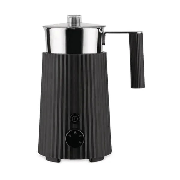 Alessi Plisse Milk Frother Black