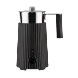Alessi Plisse Milk Frother Black
