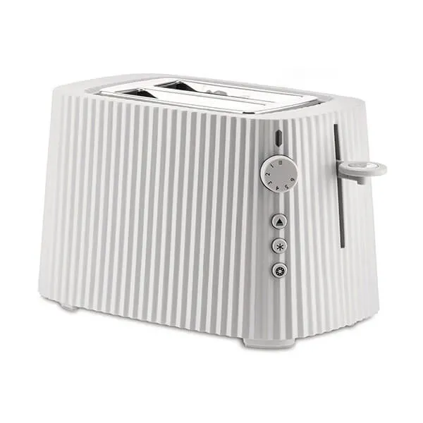 Alessi Plisse 2 Slice Toaster White