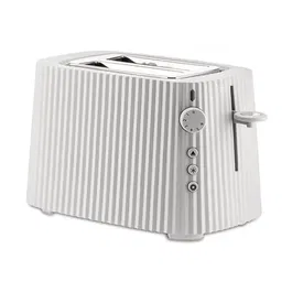 Alessi Plisse 2 Slice Toaster White