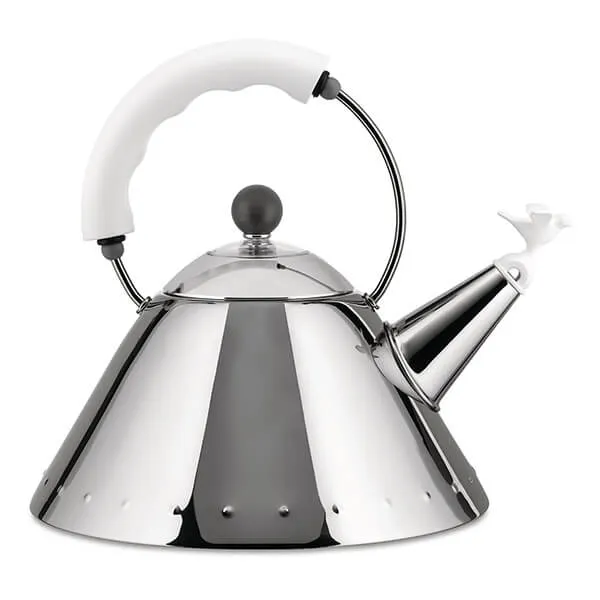 Alessi Bird Shaped Whistle 1.7L Kettle White