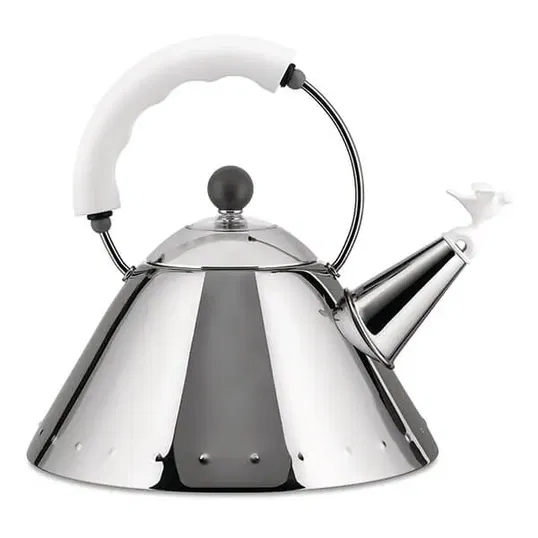 Alessi Bird Shaped Whistle 1.7L Kettle White
