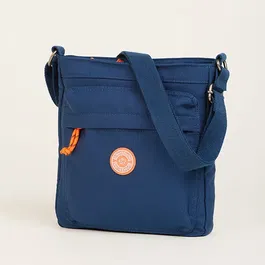 Brakeburn Navy Large Crossbody Bag