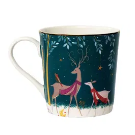 Sara Miller Woodland Tales Collection Mug Deer & Robin