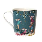 Sara Miller Woodland Tales Collection Mug Rabbit Sleigh