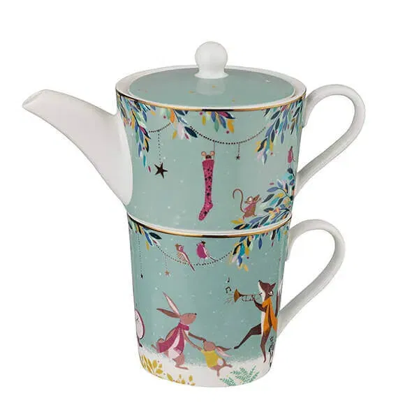 Sara Miller Woodland Tales Collection Tea for One Merry Band