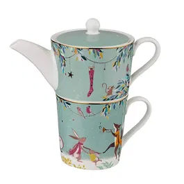 Sara Miller Woodland Tales Collection Tea for One Merry Band