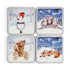 Wrendale Designs Set of 4 Winter Skies Coasters