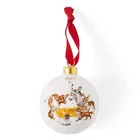 Wrendale Designs `Away in a Manger` Ceramic Christmas Bauble