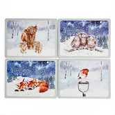 Wrendale Designs Set of 4 Winter Skies Placemats