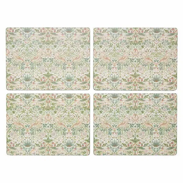Morris & Co Strawberry Thief Set of 4 Large Placemats
