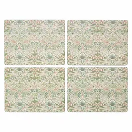 Morris & Co Strawberry Thief Set of 4 Large Placemats