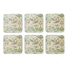 Morris & Co Strawberry Thief Set of 6 Coasters