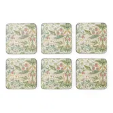 Morris & Co Strawberry Thief Set of 6 Coasters