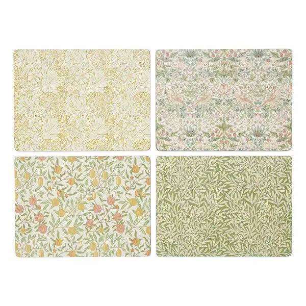 Morris & Co Simply Mixed Set of 4 Large Placemats