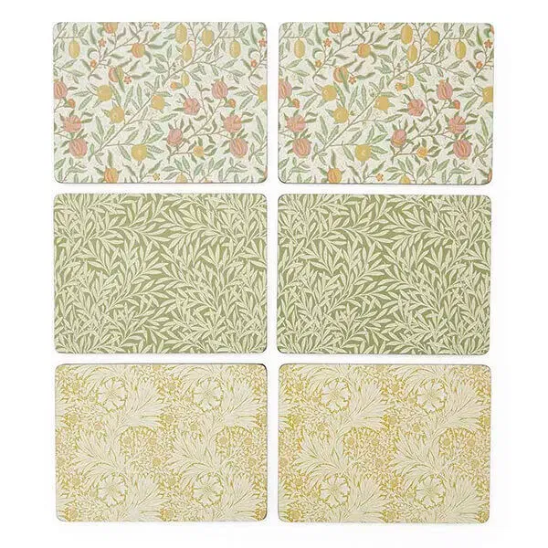 Morris & Co Simply Mixed Set of 6 Placemats