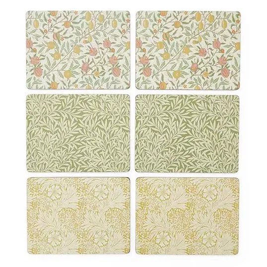 Morris & Co Simply Mixed Set of 6 Placemats
