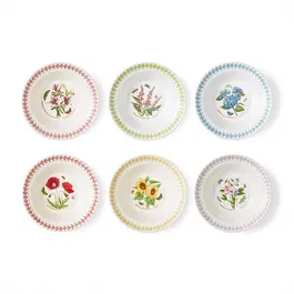 Portmeirion Botanic Garden Meadow Set of 6 Oatmeal Bowls