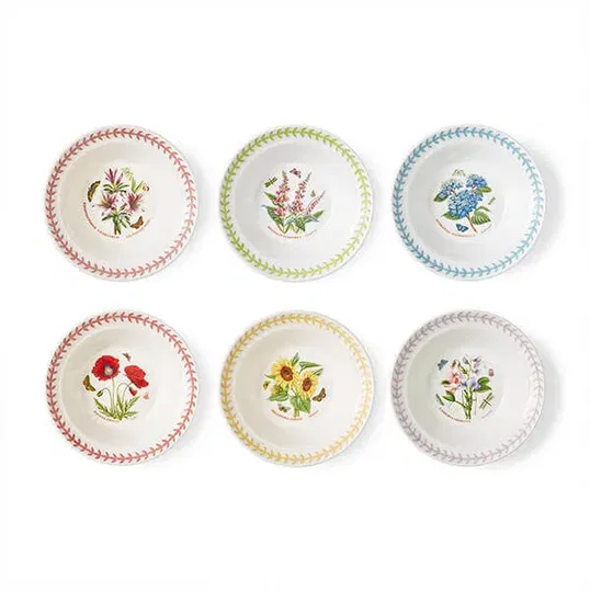 Portmeirion Botanic Garden Meadow Set of 6 Oatmeal Bowls