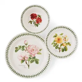 Portmeirion Botanic Roses Embossed Collection 12 Piece Set