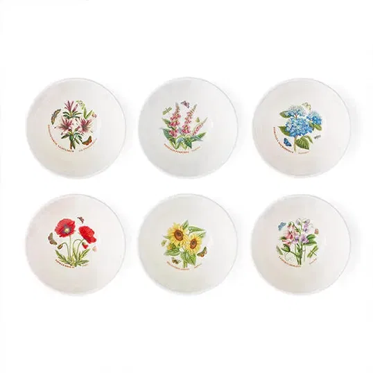 Portmeirion Botanic Garden Meadow Set of 6 18cm Stacking Bowls
