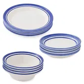 Portmeirion Potters Stripe 12 Piece Set Blue