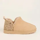 Brakeburn Leopard Print Mix Short Boots