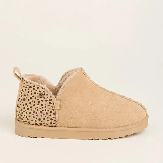 Brakeburn Leopard Print Mix Short Boots