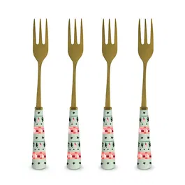 Cath Kidston Dolly Rose Set of 4 Cake Forks