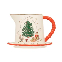 Cath Kidston Star Gravy Jug & Saucer Set
