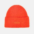 Joules Orange Caversham Beanie Hat