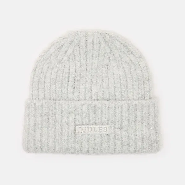 Joules Grey Caversham Beanie Hat