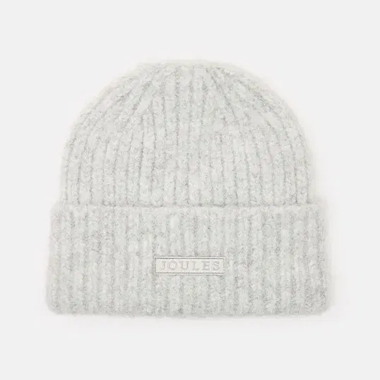 Joules Grey Caversham Beanie Hat