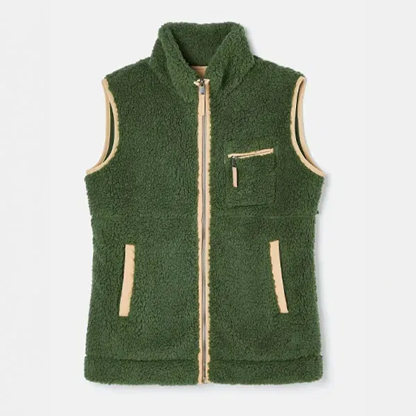 Joules Green Mallory Fleece Gilet