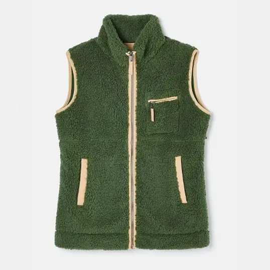 Joules Green Mallory Fleece Gilet