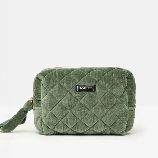 Joules Green Lillia Wash Bag