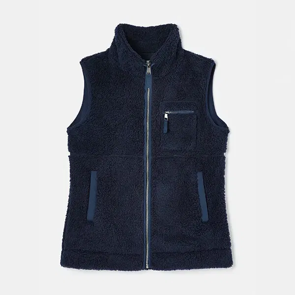 Joules Navy Mallory Fleece Gilet